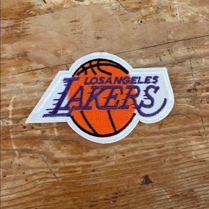 Lakers iron on patch
